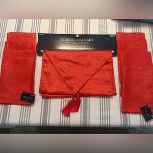 Robert Stanley Red Table Runner